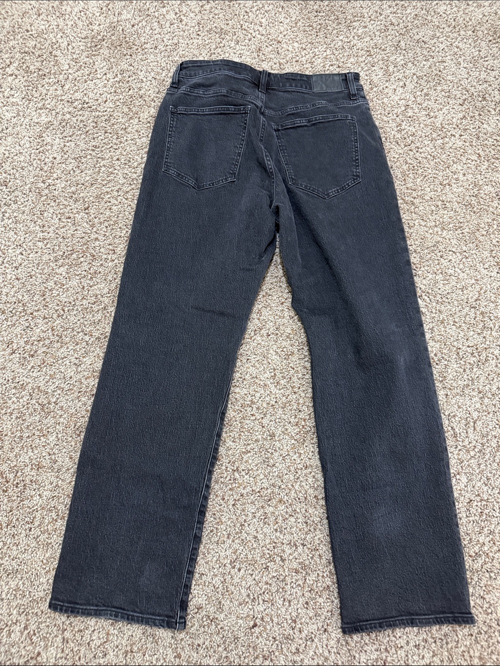 Madewell Women's Black Straight-Leg Jeans